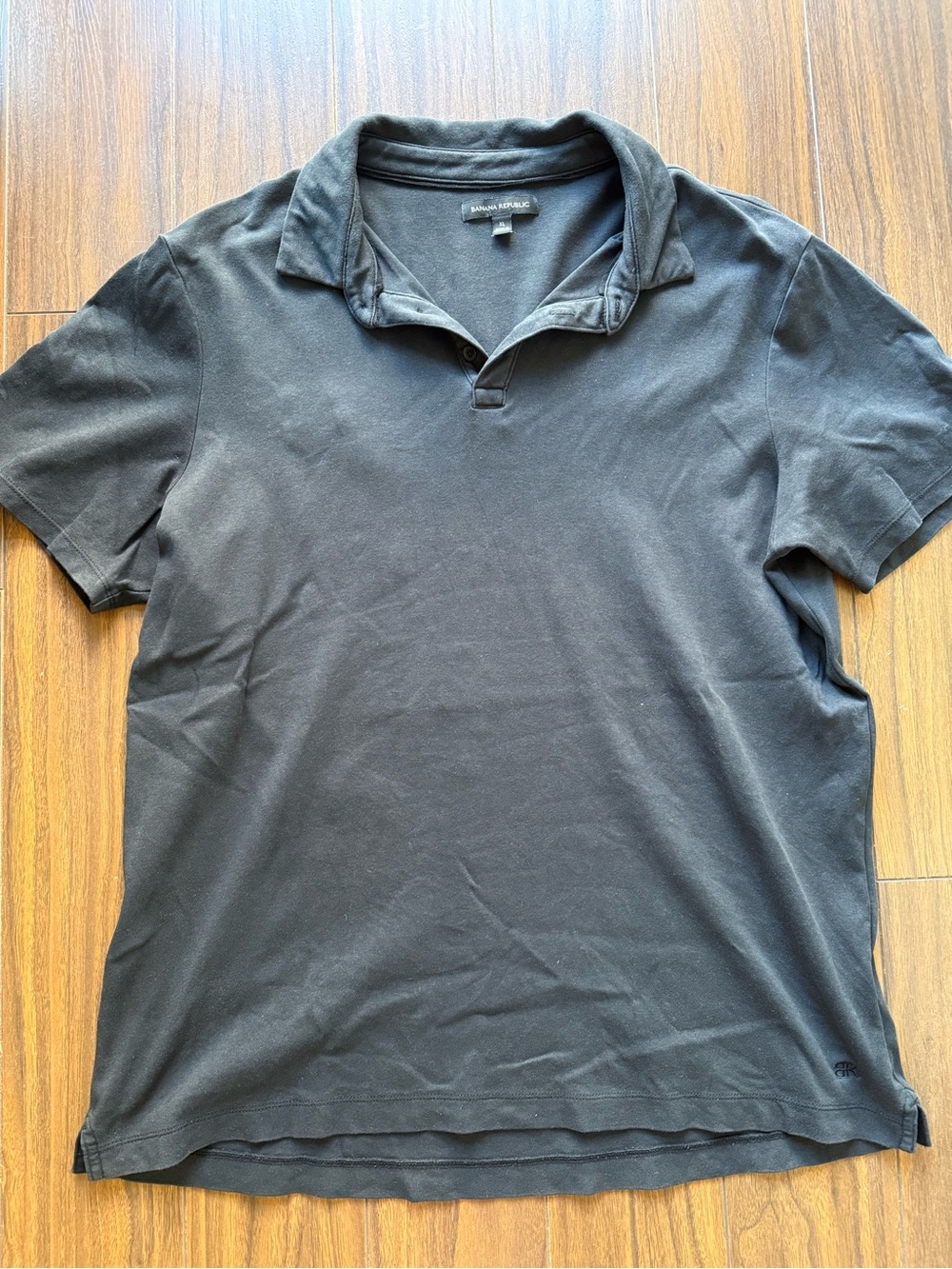 Banana Republic Black Short Sleeve Polo